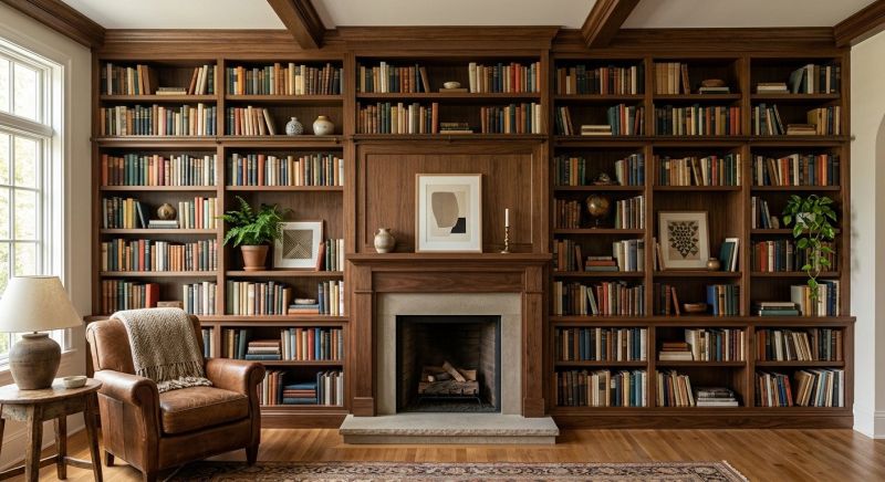 Fireplace Shelves Installation in Woodbridge, VA